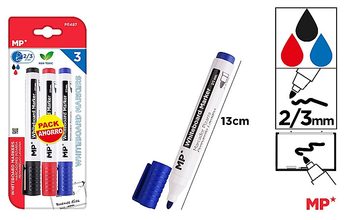 MARKER WHITEBOARD IPB 3/SET PE487 [1]