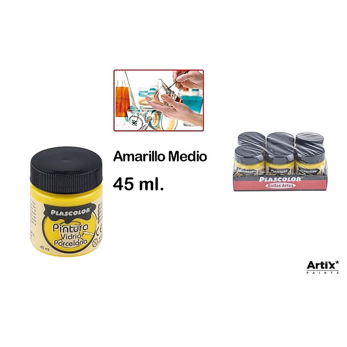 VOPSEA PENTRU STICLA SI PORTELAN IPB 45ml GALBEN PP661-02 [1]