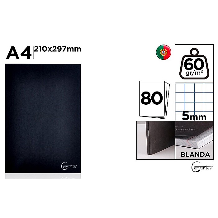 CAIET A4 IPB 80F NEGRU PATRATELE PB701 [1]