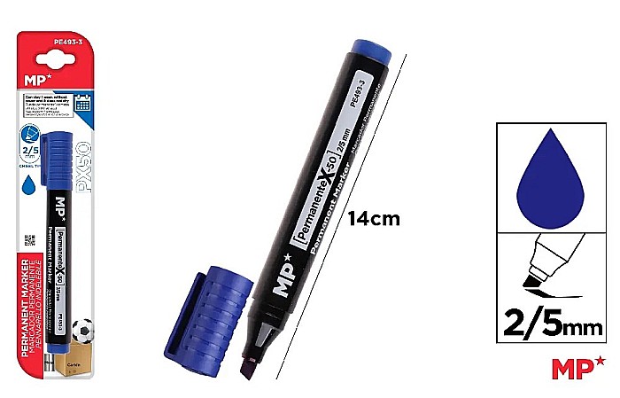 MARKER PERMANENT IPB 2/5MM ALBASTRU PE493A-S [1]
