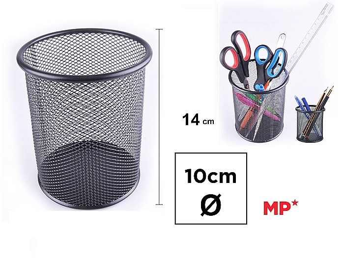 MINI COS DE BIROU IPB PLASA METALICA NEGRU 14CM*10CM PA914 [1]