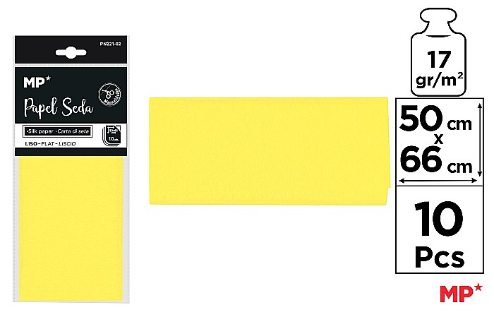 HARTIE DE MATASE IPB 50*66CM 10/SET GALBEN PN221-02 [1]