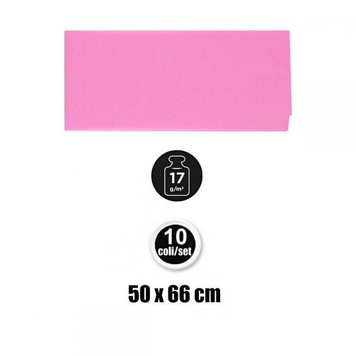 HARTIE DE MATASE IPB 50*66CM 10/SET ROZ DESCHIS PN221-06 [3]
