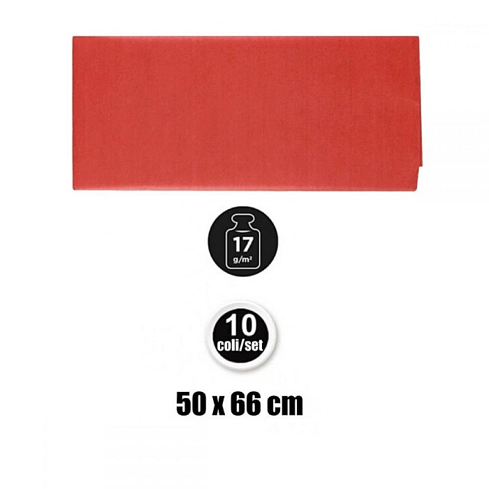 HARTIE DE MATASE IPB 50*66CM 10/SET ROSU PN221-08 [3]