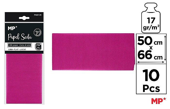 HARTIE DE MATASE IPB 50*66CM 10/SET ROZ MAGENTA PN221-09 [1]