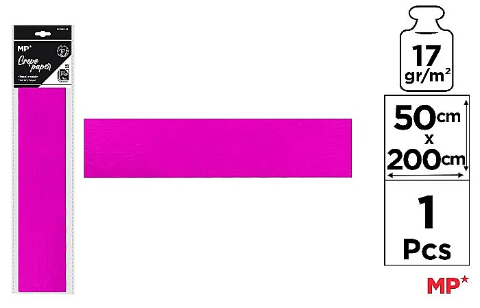 HARTIE CREPONATA IPB 50*200CM 17GR ROZ FUCSIA PN222-12 [1]