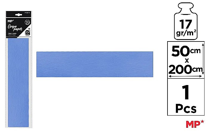 HARTIE CREPONATA IPB 50*200CM 17GR ALBASTRU AZUR PN222-16 [1]