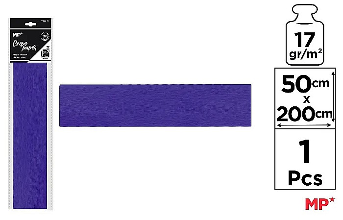 HARTIE CREPONATA IPB 50*200CM 17GR ALBASTRU MARIN PN222-18 [1]