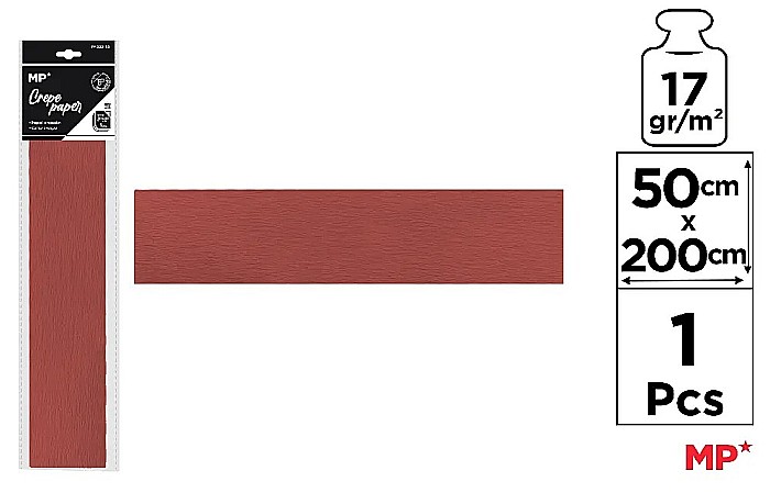 HARTIE CREPONATA IPB 50*200CM 17GR MARO PN222-22 [1]