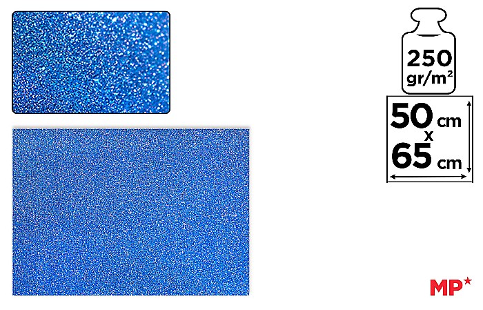 CARTON GLITTER IPB 50*70CM 250GR ALBASTRU PN274 [1]