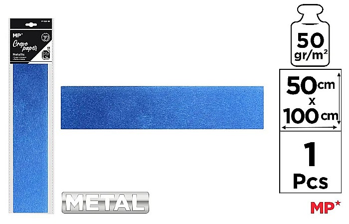 HARTIE CREPONATA IPB 50*100CM 50GR ALBASTRU METALIZAT PN223-06 [1]