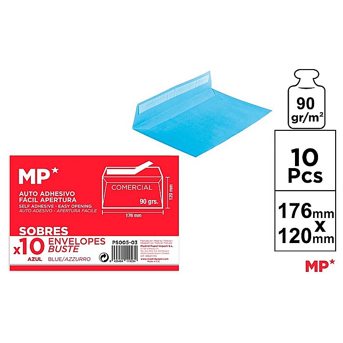 PLIC IPB C6+ 176*120MM 10/SET ALBASTRU PS005-03 [1]