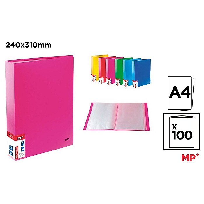 MAPA PREZENTARE A4 PP 100 FOLII CULORI FLUORESCENTE PC317 [1]