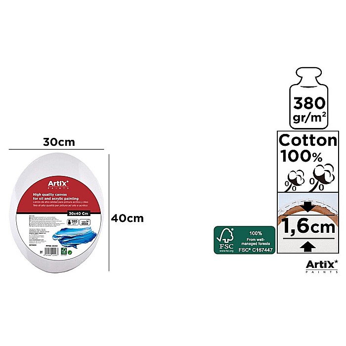 RAMA CU PANZA OVALA IPB 30*40CM 380GR PP96-3040 [1]