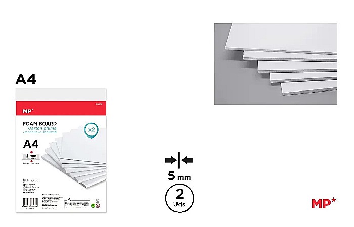 CARTON MOUSSE IPB A4 5MM 2/SET ALB PN730 [1]