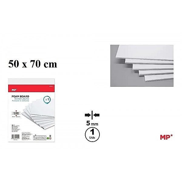 CARTON MOUSSE IPB ADEZIV 50*70CM 5MM ALB PN738 [1]