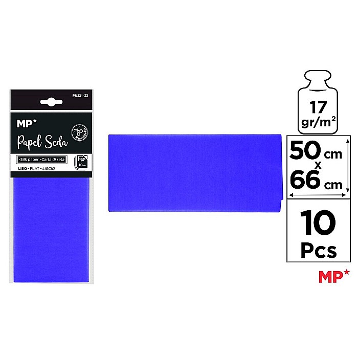 HARTIE DE MATASE IPB 50*66CM 10/SET ALBASTRU INDIGO PN221-22 [1]