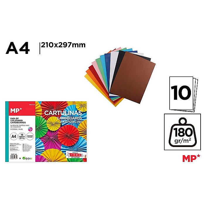 CARTON COLOR IPB A4 180GR 10/SET CULORI ASORTATE PN211-A4 [1]