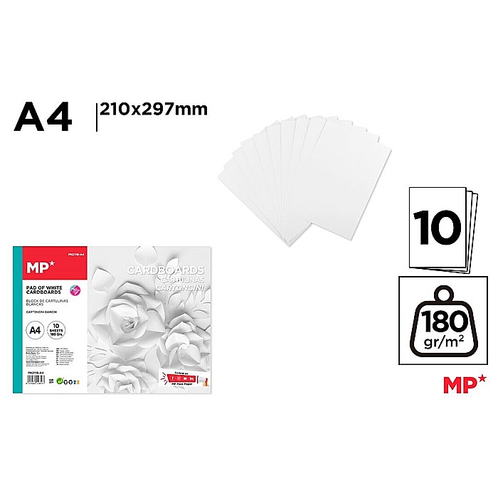 CARTON ALB IPB A4 180GR 10/SET PN211B-A4 [1]