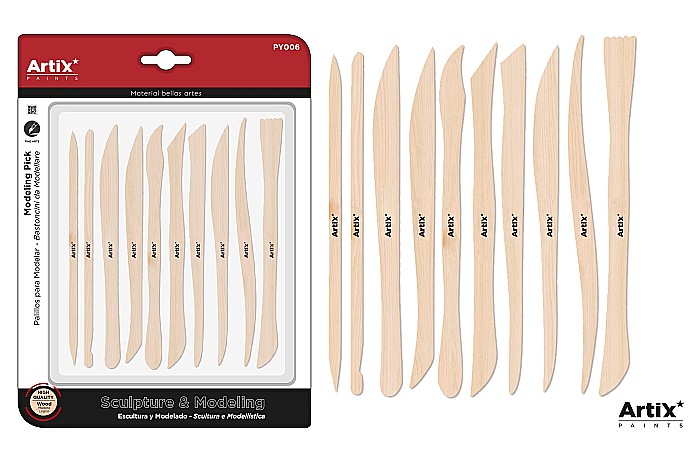 INSTRUMENTE MODELARE IPB LEMN 10/SET NATUR PY006 [1]