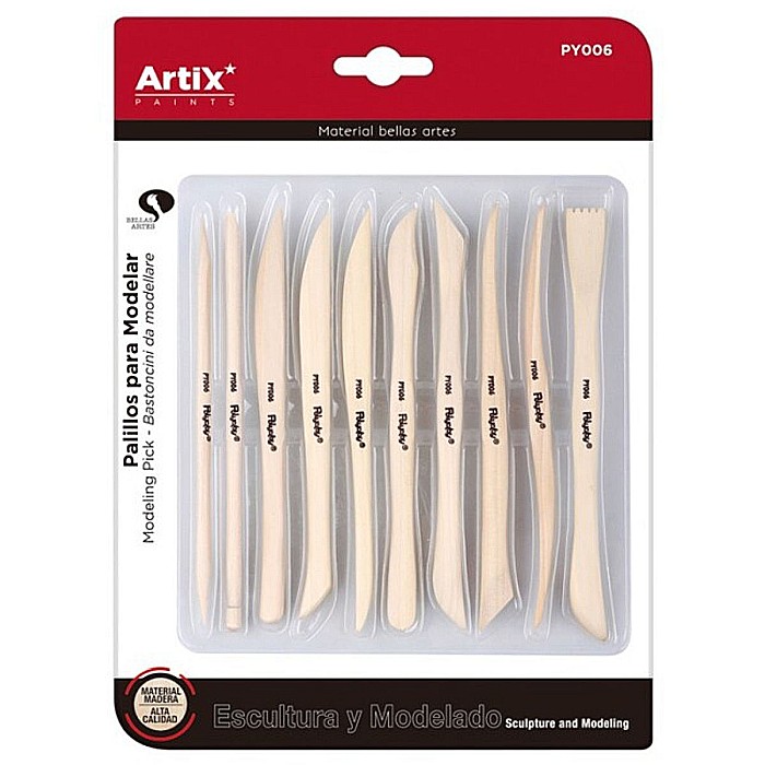 INSTRUMENTE MODELARE IPB LEMN 10/SET NATUR PY006 [2]