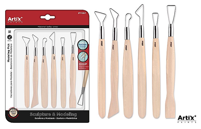 INSTRUMENTE MODELARE IPB LEMN 6/SET NATUR PY007 [1]