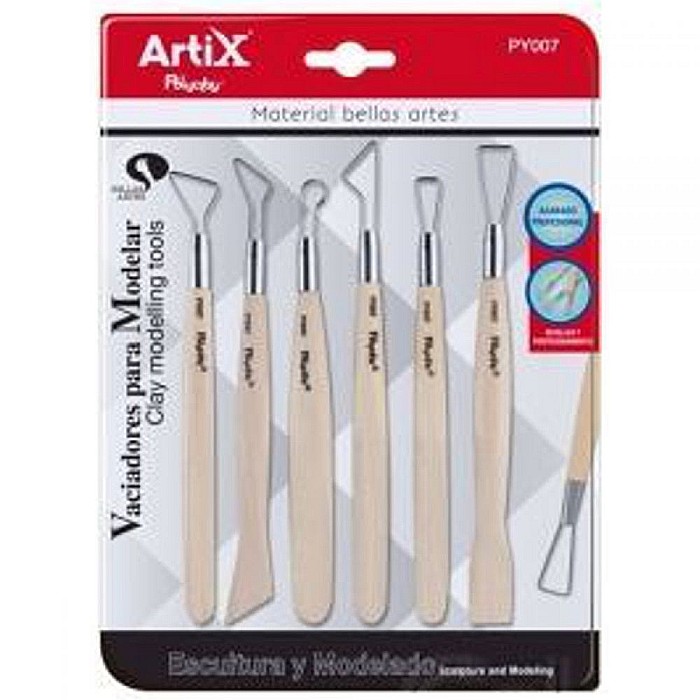 INSTRUMENTE MODELARE IPB LEMN 6/SET NATUR PY007 [2]