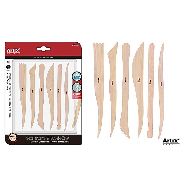 INSTRUMENTE MODELARE IPB LEMN 6/SET NATUR PY008 [1]