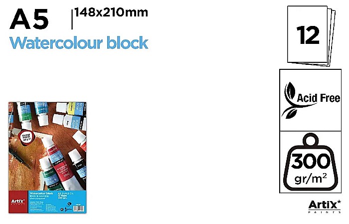 BLOC DESEN IPB A5 ARTIX 12 COLI 300GR/M2 PB387 [1]