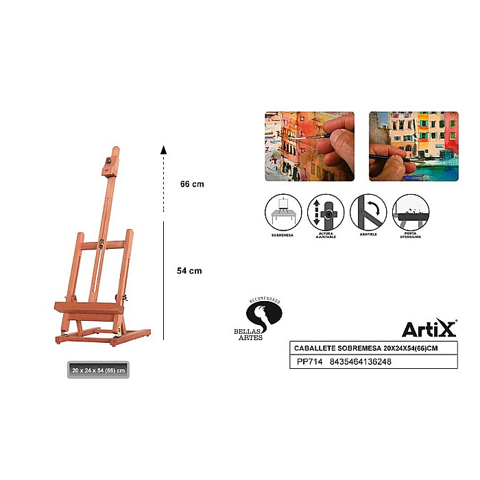 SEVALET DE MASA IPB LEMN 20*24*54/66CM PP714 [2]