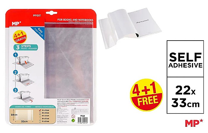 COPERTA AUTOADEZIVA CARTE IPB A5 22*33CM 5/SET PF031 [1]