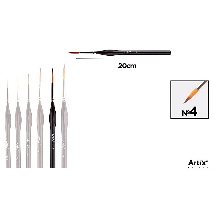 PENSULA PROFESIONALA IPB EXTRAFINA VF.SINTETIC ROTUND NR.4 MANER ERGONOMIC PP256-05 [1]