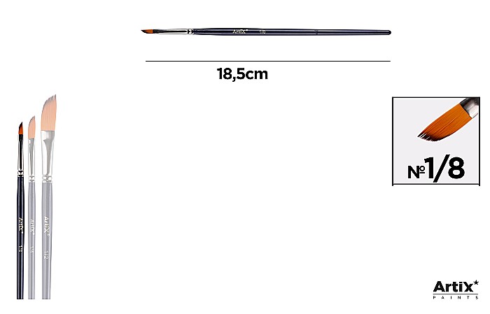 PENSULA PROFESIONALA IPB VF. SINTETIC UNGHIULAR NR. 1/8 PP341-01 [1]