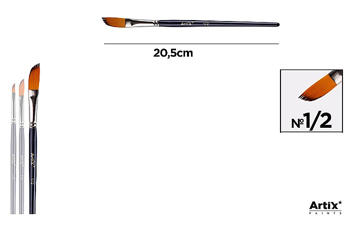 PENSULA PROFESIONALA IPB VF. SINTETIC UNGHIULAR NR. 1/2 PP341-03 [1]