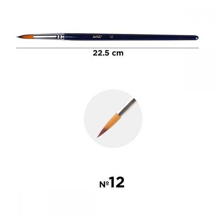 PENSULA PROFESIONALA IPB VF. SINTETIC ROTUND NR.12 PP344-15 [3]