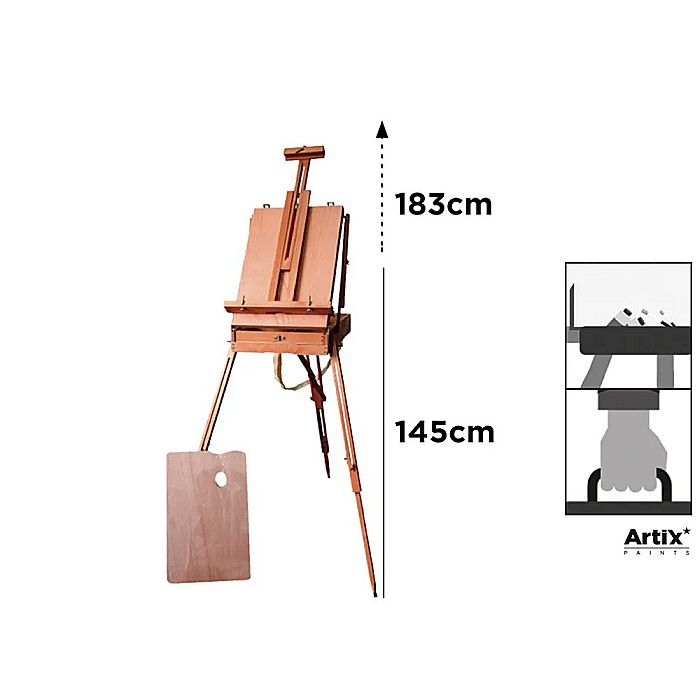 SEVALET FRANCEZ LEMN IPB TREPIED CU SERTAR 7*145-183CM PP730 [2]