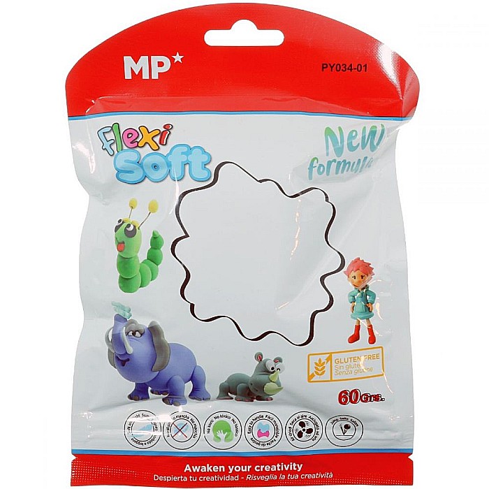 PASTA MODELARE IPB FLEXI SOFT 60GR ALB PY034-01 [2]