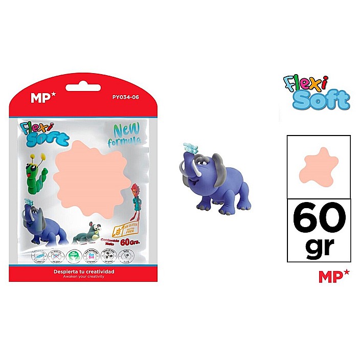 PASTA MODELARE IPB FLEXI SOFT 60GR CULOAREA PIELII PY034-06 [1]