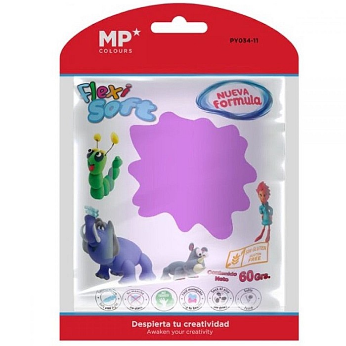 PASTA MODELARE IPB FLEXI SOFT 60GR LILA PY034-11 [2]