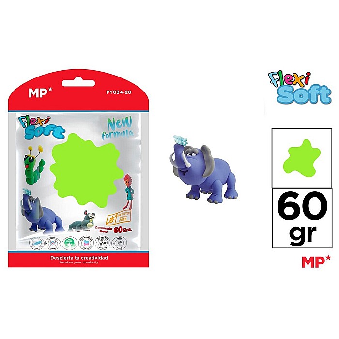 PASTA MODELARE IPB FLEXI SOFT 60GR VERDE IARBA PY034-20 [1]