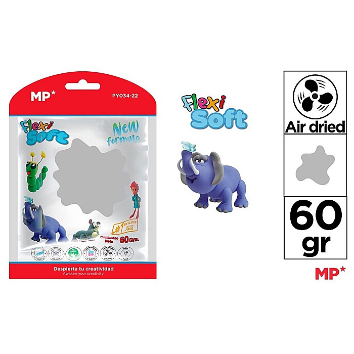 PASTA MODELARE IPB FLEXI SOFT 60GR GRI PY034-22 [1]