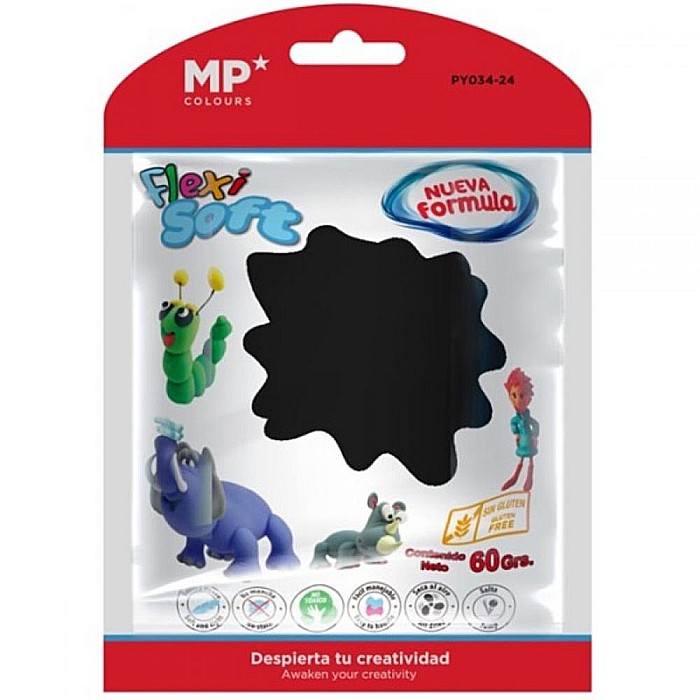 PASTA MODELARE IPB FLEXI SOFT 60GR NEGRU PY034-24 [2]