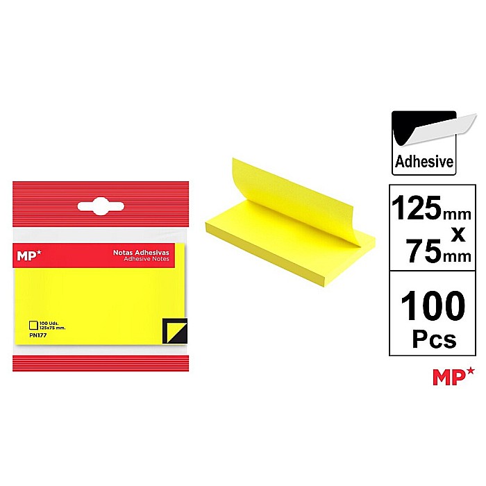 POST IT IPB 125MM*75MM 100/SET 4 CULORI NEON PN177 [1]