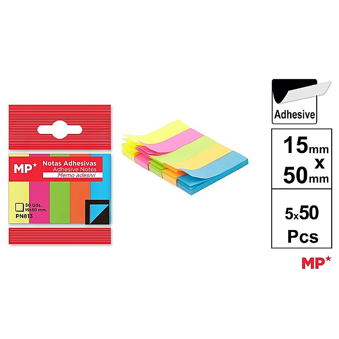 POST IT IPB 15*50MM 5*50PCS CULORI INTENSE PN813 [1]