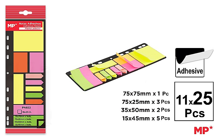 STICK INDEX IPB HARTIE 11*25PCS 4 MODELE PN822 [1]