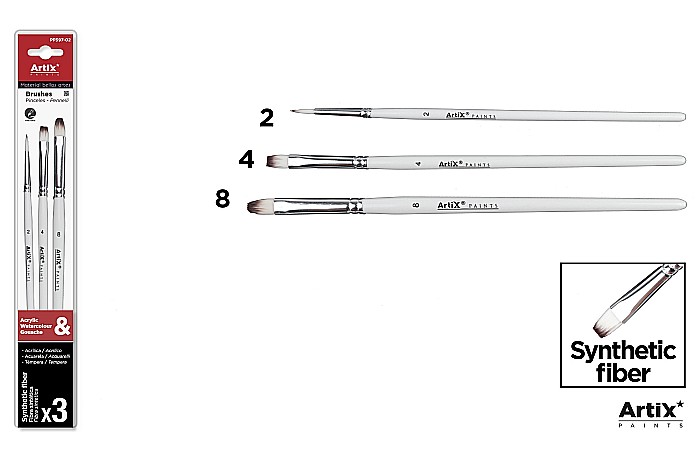 PENSULE IPB PROFESIONALE VF.SINTETIC 3/SET NR.2,4,8 PP397-02 [1]