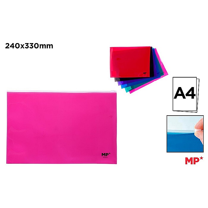 MAPA PLASTIC IPB A4 CU FERMOAR CULORI ASORTATE PC075 [1]