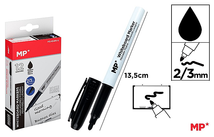 MARKER WHITEBOARD IPB NEGRU PE494N-S [1]