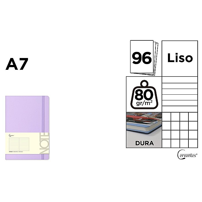 NOTES IPB A7 CERVANTES CU ELASTIC 96F MOV PASTEL AR/ DR/ VE PB664 [1]