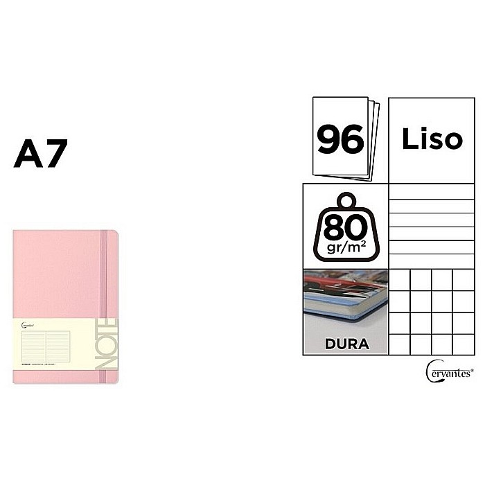 NOTES IPB A7 CERVANTES CU ELASTIC 96F CORAL PASTEL AR/DR/VE PB667 [1]